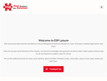Tablet Screenshot of e-s-p.com